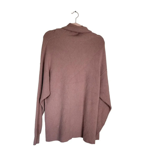FREE PEOPLE Softly Structured Knit Tunic Dusty Mauve Size Small - Picture 5 of 10